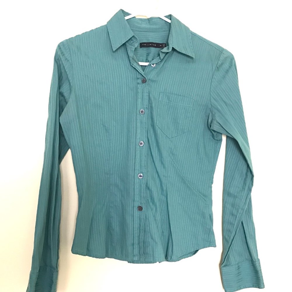 🔹2 for $9🔹The Limited | Teal Buttondown Shirt